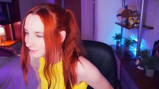 RexanneGossett small tits redhead skinny 18-20 y.o. camgirl makes nipples hard