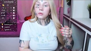 diana_project face tattooed blonde teen