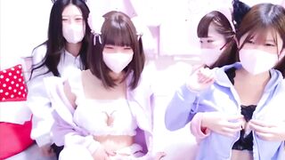 Yuria - Chinese four camgirls video